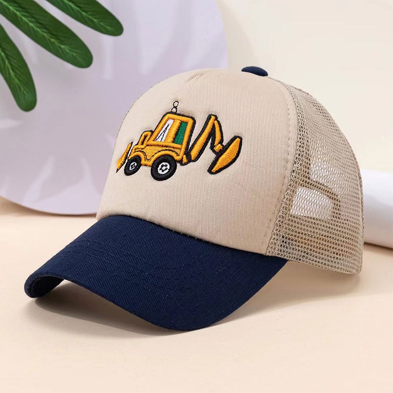 Kids Car Embroidered Baseball Cap for Party Sun Protection