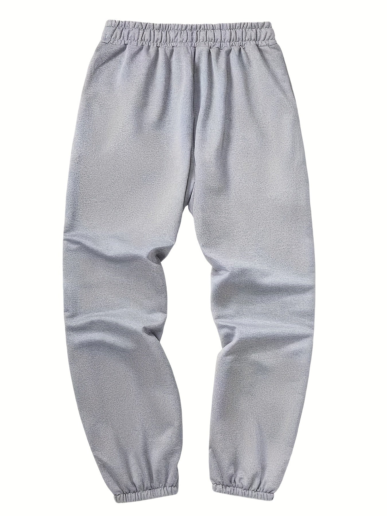 3 Pcs Men's Loose Casual Drawstring Joggers Set