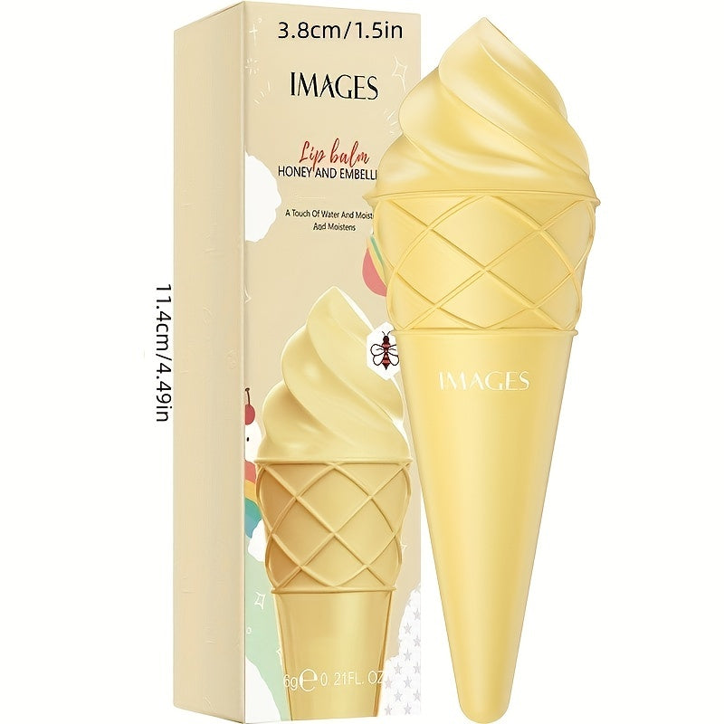 Fruit Flavored Hydrating Lip Balm Set in Ice Cream Shape