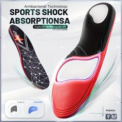 Orthopedic Insoles PU Gel Shock Absorption Health Sole Pad Arch Support