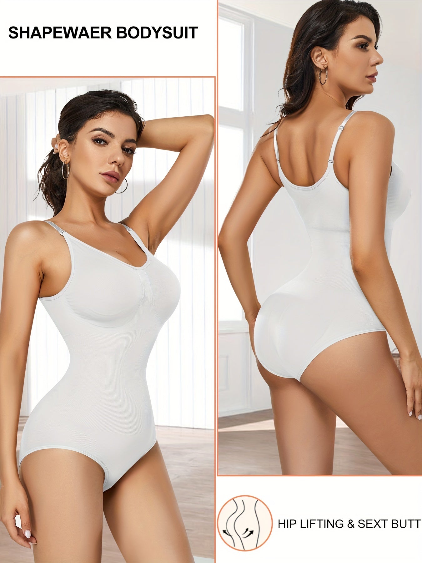 Sleeveless Shaping Bodysuit Women's Underwear