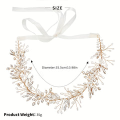 Beaded Bridal Hairband Headwear Wedding Dress Accessories