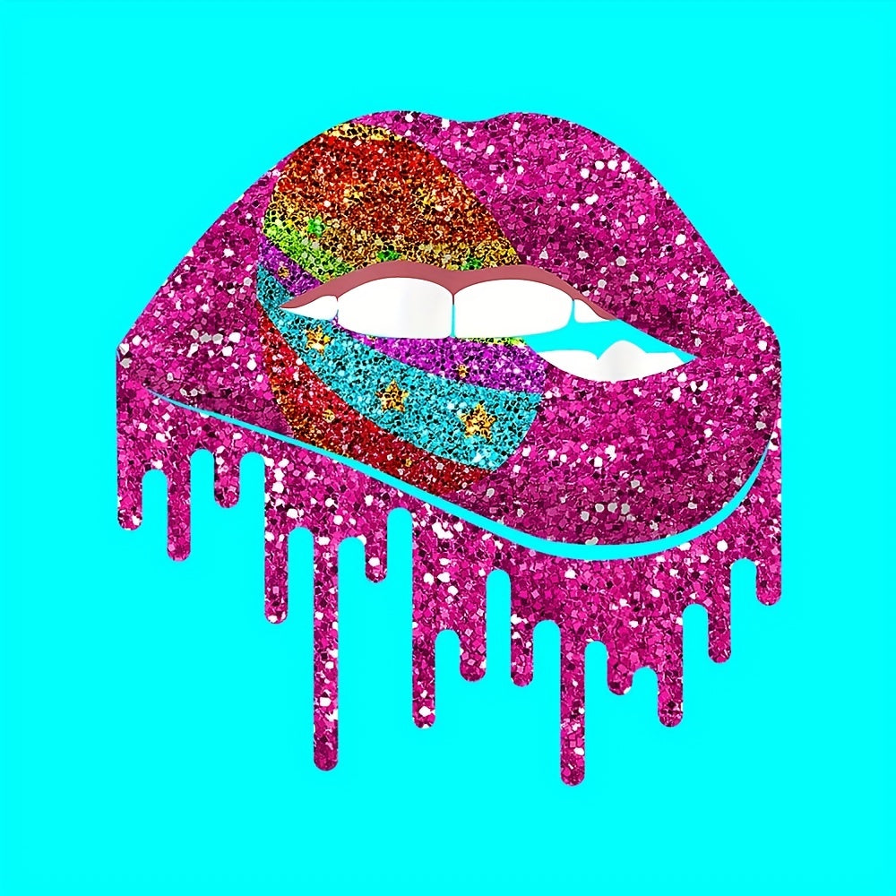 3pcs HTV Vinyl For Shirts Iron On Transfers Decals Lips Butterfly