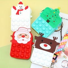 Cartoon Silicone Crossbody Bag Mini Coin Purse For Girls