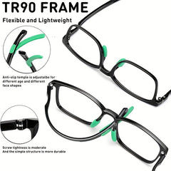 Light Blocking TR90 Frame Glasses UV Protection for Girls