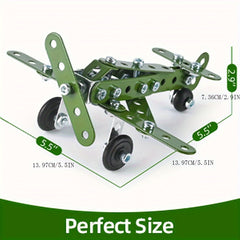 166pcs Military Building Blocks Educational Toys