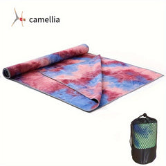 Tie Dye Printed Yoga Mat Towel Non-Slip Absorbent Soft