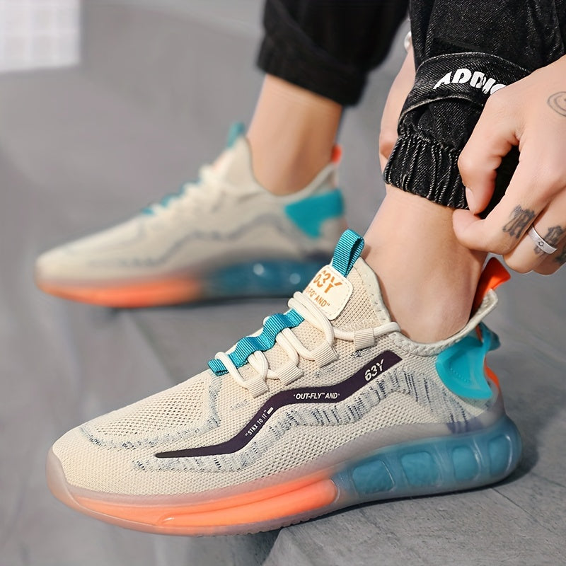 Men's Lightweight Knitted Casual Shoes For Jogging