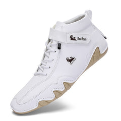 Men's Lace up Boots Casual Walking Shoes Leather Shoes