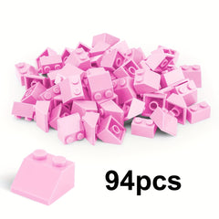 94pcs 2x2 Beveled Building Toy - Great Gift for Boys