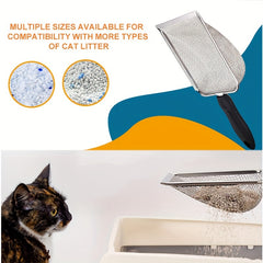 Stainless Steel Pet Litter Scooper for Cat and Dog Supplies