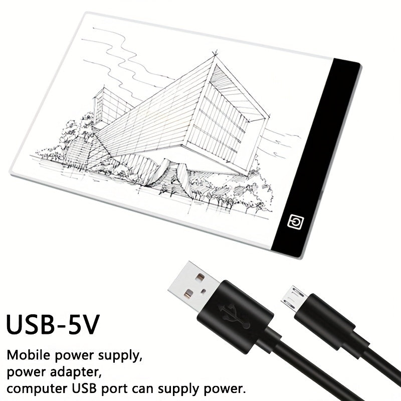 USB LED Light Pad for Diamond Painting Kits with Tools