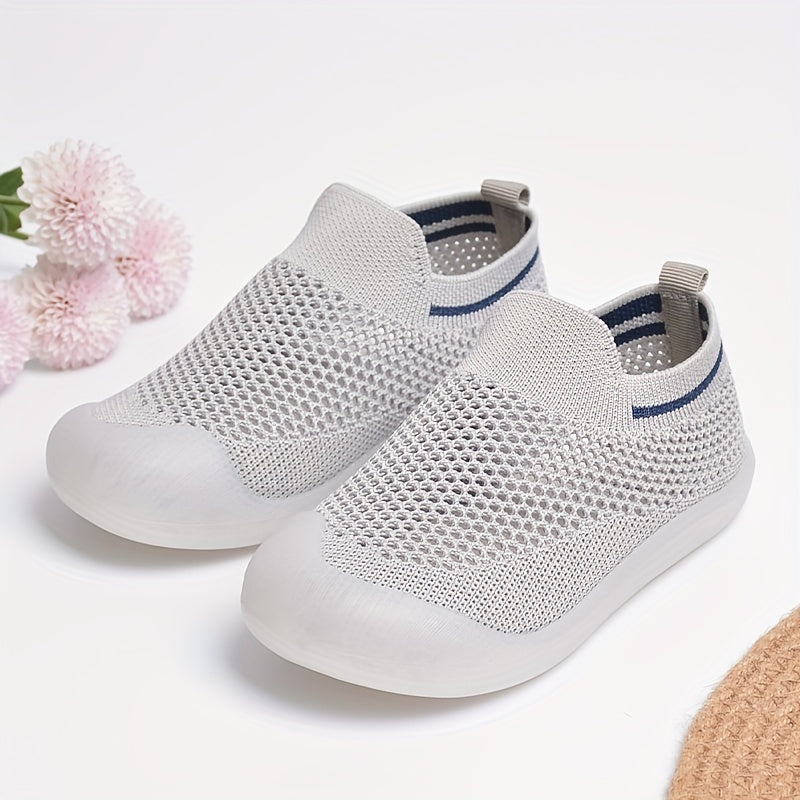 Baby Girls Casual Breathable Slip On Walking Shoes
