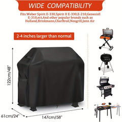 Gas Grill Cover BBQ Outdoor Waterproof Rip Dust UV Resistant