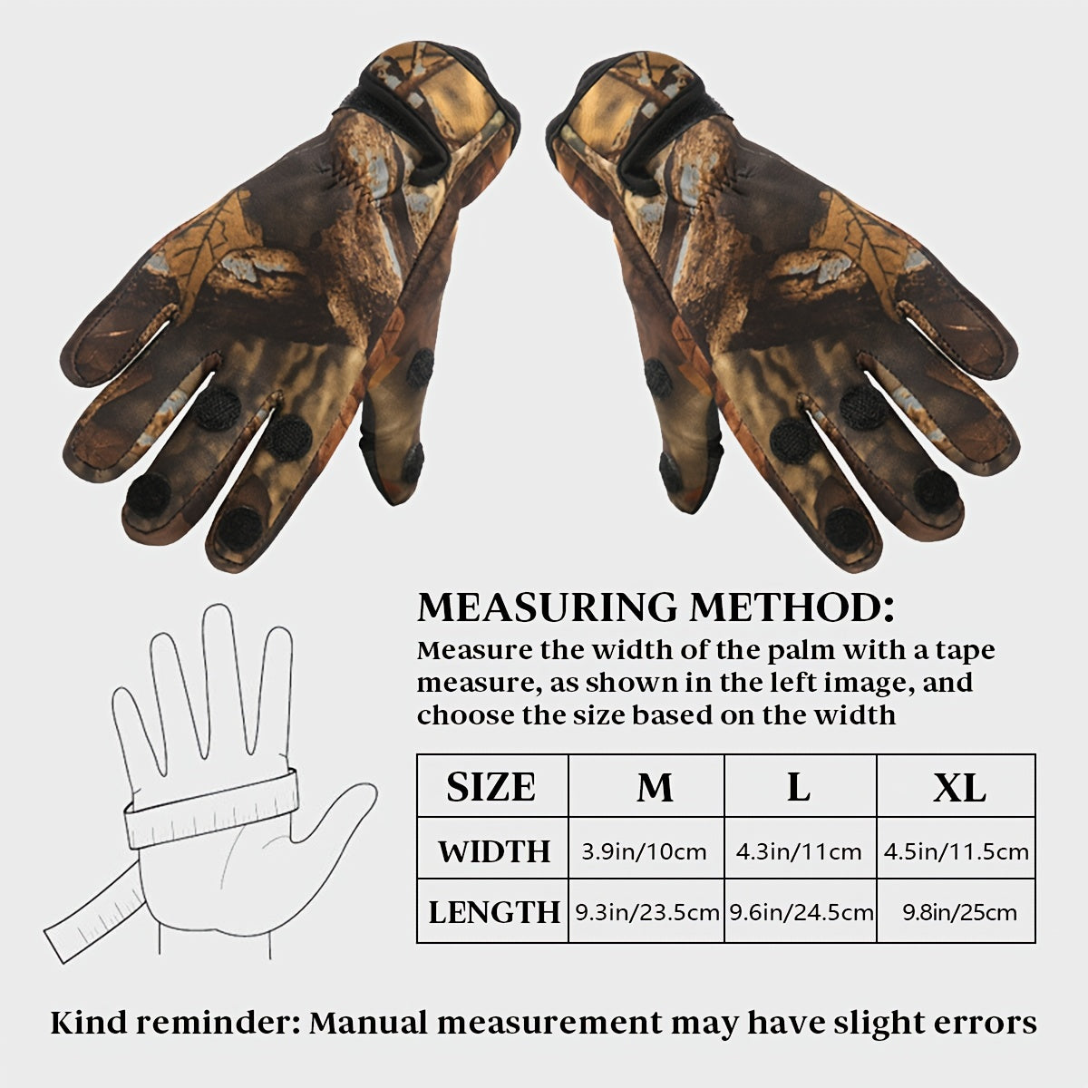Winter Warm Touch Screen Gloves Windproof Waterproof for Skiing Cycling Fishing