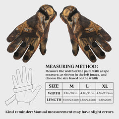 Winter Warm Touch Screen Gloves Windproof Waterproof for Skiing Cycling Fishing