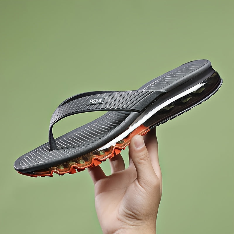 Men Air Cushion Flip Flops Lightweight Soft Non Slip Slippers