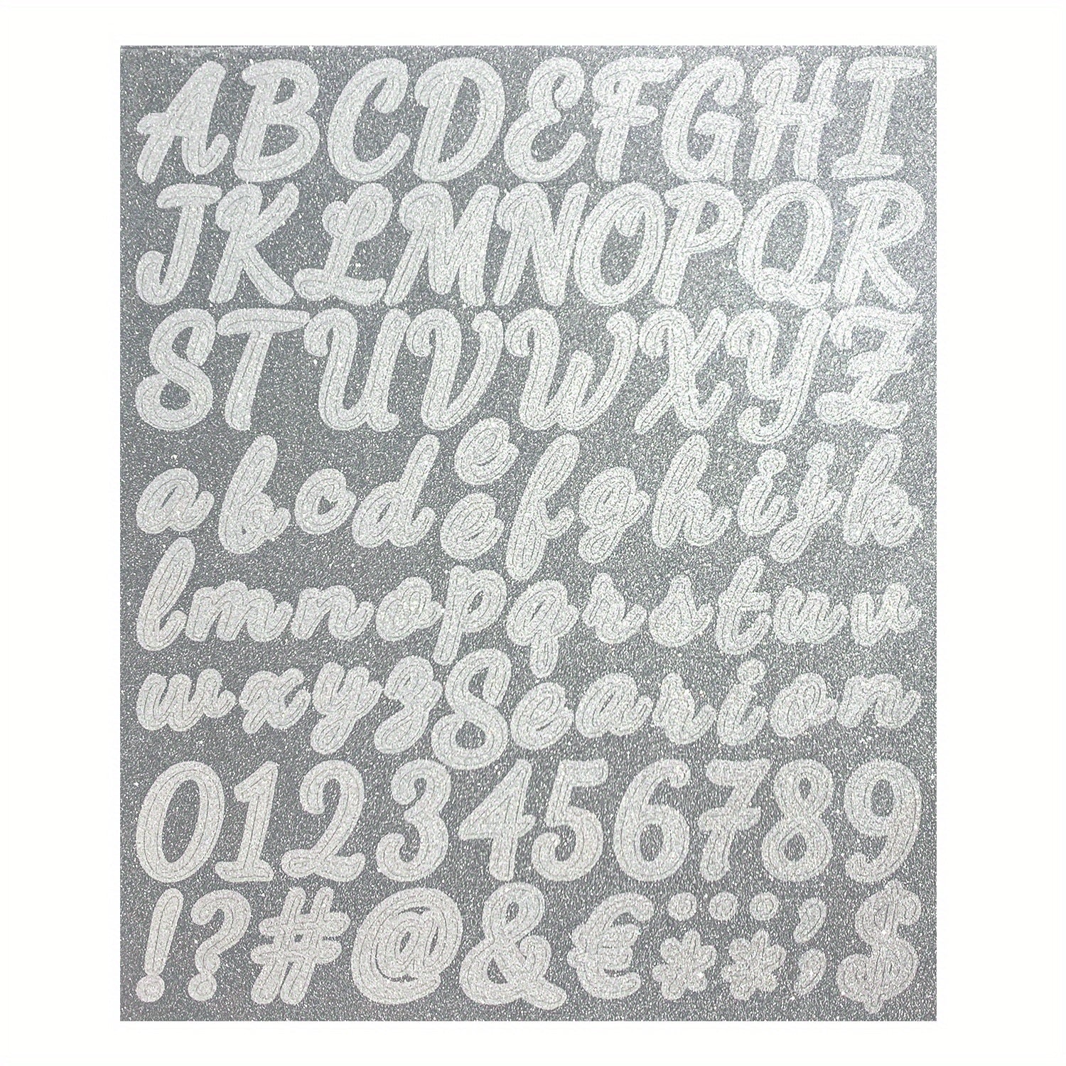 Glitter Fine Alphabet Number Stickers DIY Poster Graduation Hat