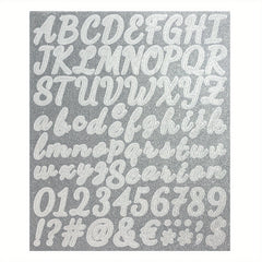 Glitter Fine Alphabet Number Stickers DIY Poster Graduation Hat