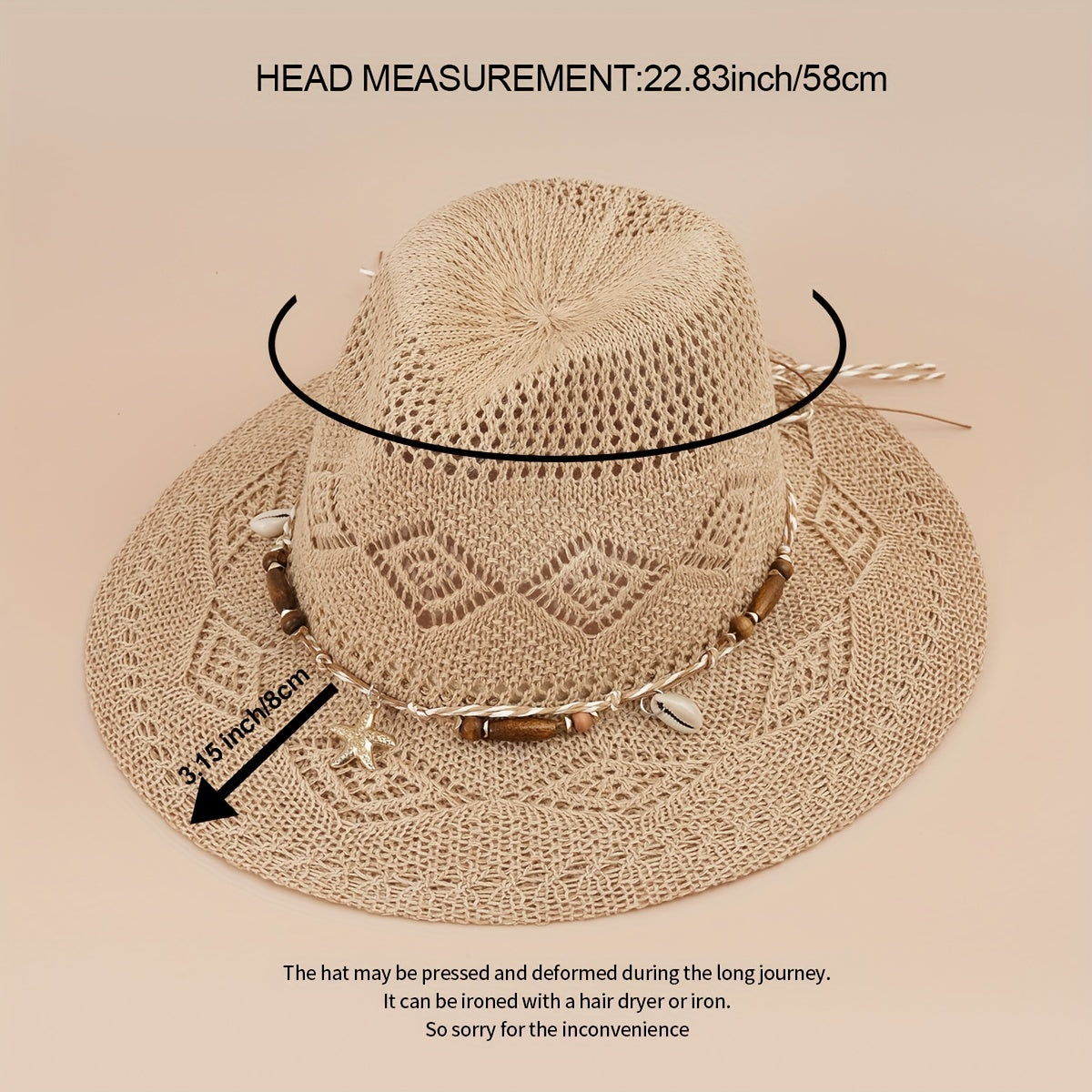 Cowboy Jazz Straw Hat Summer Sun Beach Hat