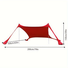 Portable Beach Tent Camping Canopy Beach Shelter For Outdoor Activities