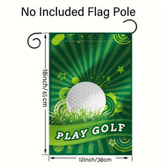 Outdoor Golf Garden Flag Double Sided Seasonal Yard Decor