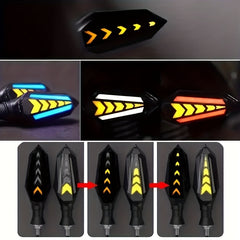 2pcs Motorcycle LED Turn Signal Sequential Flowing Indicator Lights