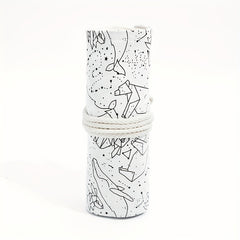 Canvas Pencil Bag Roll 72 Holes Creative Stationery Box