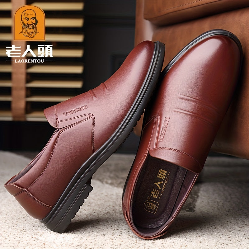 Men's Pointed Toe Oxford Shoes Non Slip Formal Shoes for Wedding Business