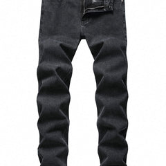 Mens Slim Fit Stretch Denim Jeans Skinny Distressed Comfort Pants