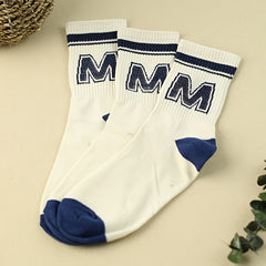 Comfy Letter Print Women's Sports Socks