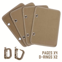Mini Patch Book Portable Patches Holder Board