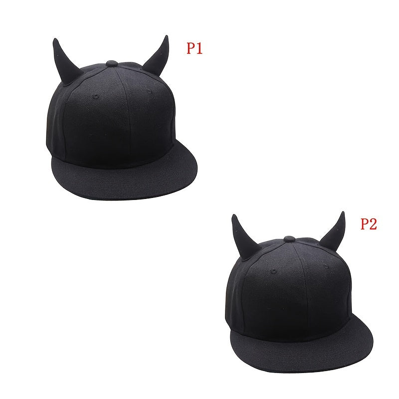 Snapback Adjustable Baseball Cap Hip Hop Hat Devil Horns Cap