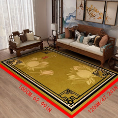 Non Slip Lotus Living Room Carpet Soft Padded Home Floor Mat