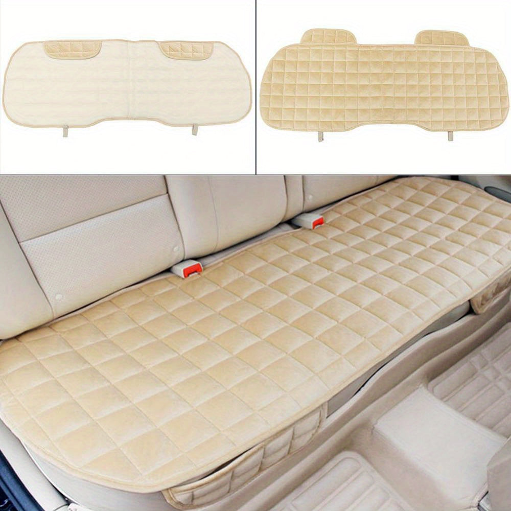 Flocking Cloth Car Seat Cover Non Slide Winter Auto Protection