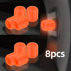 8pcs Integrated Luminous Valve Cap for Car Motorcycle Tire