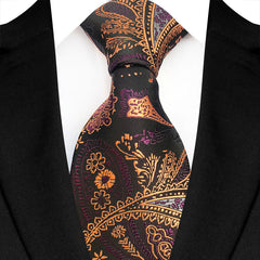 Paisley Waist Flower Men's Tie Formal Business Casual Suit Necktie