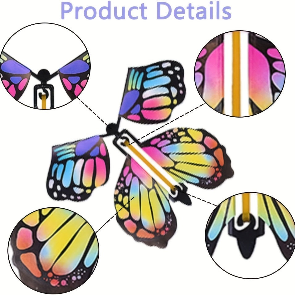 10pcs Flying Magic Butterflies Surprise Party Games Novel Toys