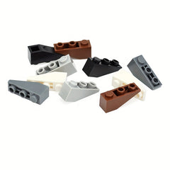 30pcs Building Blocks Roof Tile Inverted Slope Bricks