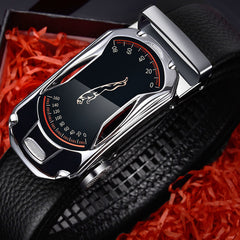Men's Business PU Leather Belt Men's High Belt
