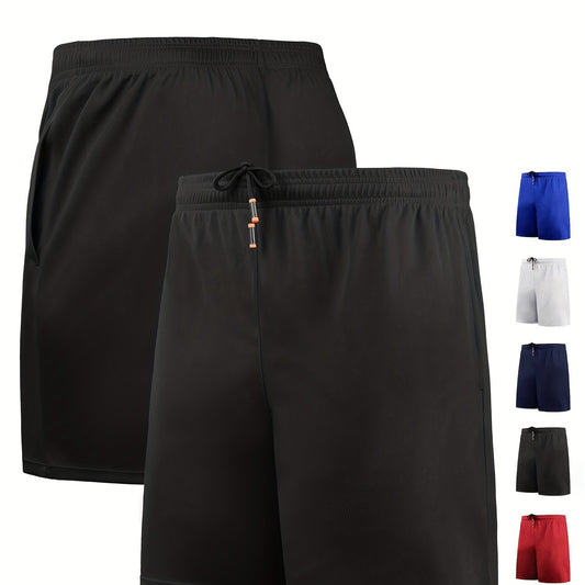 Men's Quick Dry Active Shorts Breathable Drawstring Basketball Workout