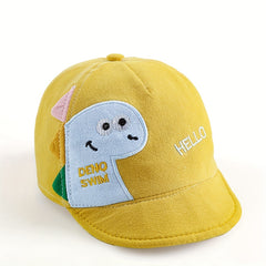 Baby Boys Dinosaur Embroidery Baseball Cap Sun Protection Hat