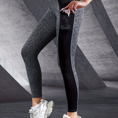 Soft Wide Waist Yoga Leggings Breathable Sports Tight Pants