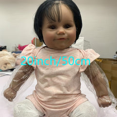 NPK Soft Body Skin Baby Maddie Reborn Baby Girl Flexible Handrooted Hair