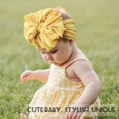 3 Piece Baby Girls Hair Bands Set Soft & Elastic Gift Idea