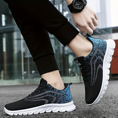 Thick Sole Shock Absorption Mesh Breathable Running Shoes