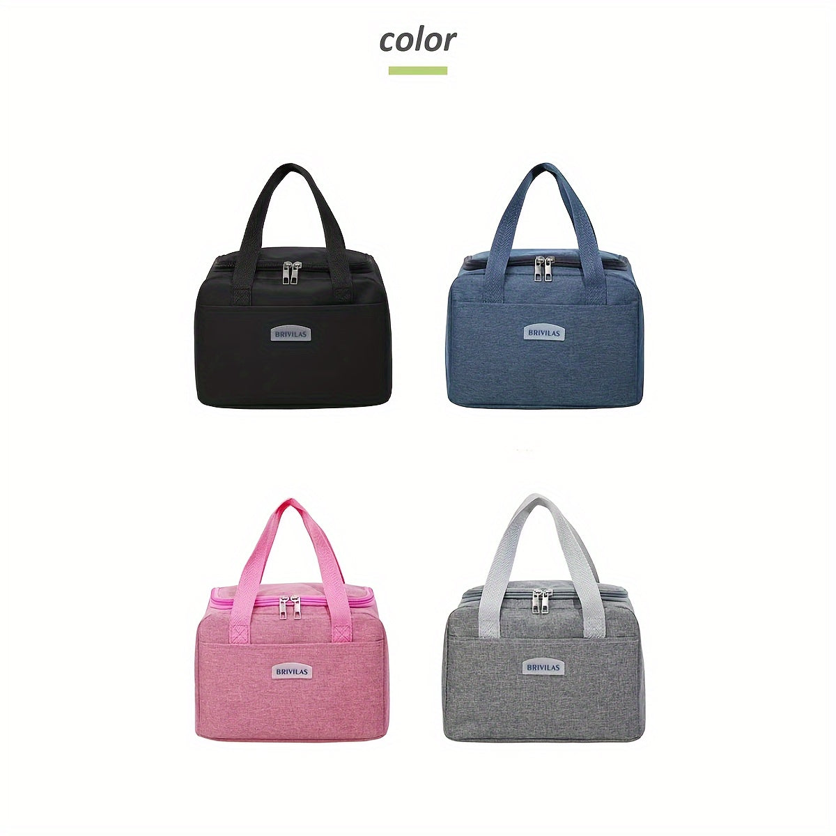 Insulation Bag Outdoor Bento Bag Work Lunch Bag Handbag Hiking Camping Food Stor