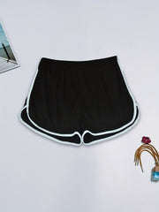 Soft & Comfy Elastic Waistband Shorts Women's Sleepwear