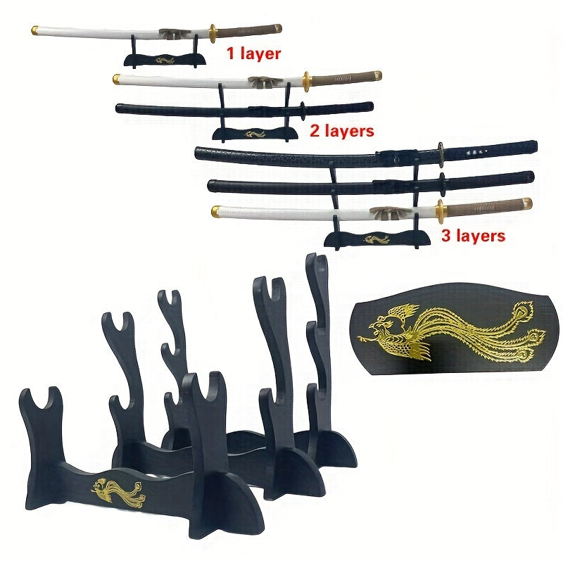 1pc Sword Rack Samurai Sword Rack Fishing Rod Rack