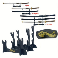 1pc Sword Rack Samurai Sword Rack Fishing Rod Rack